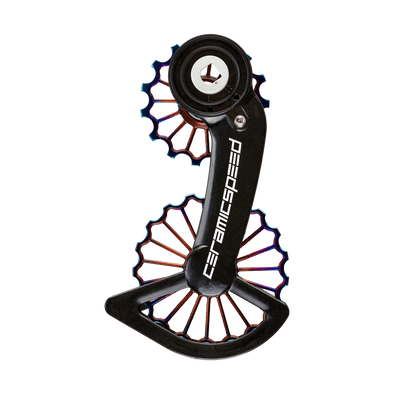 3D-Printed Hollow Ti Oil Slick PVD OSPW for SRAM Red/Force AXS