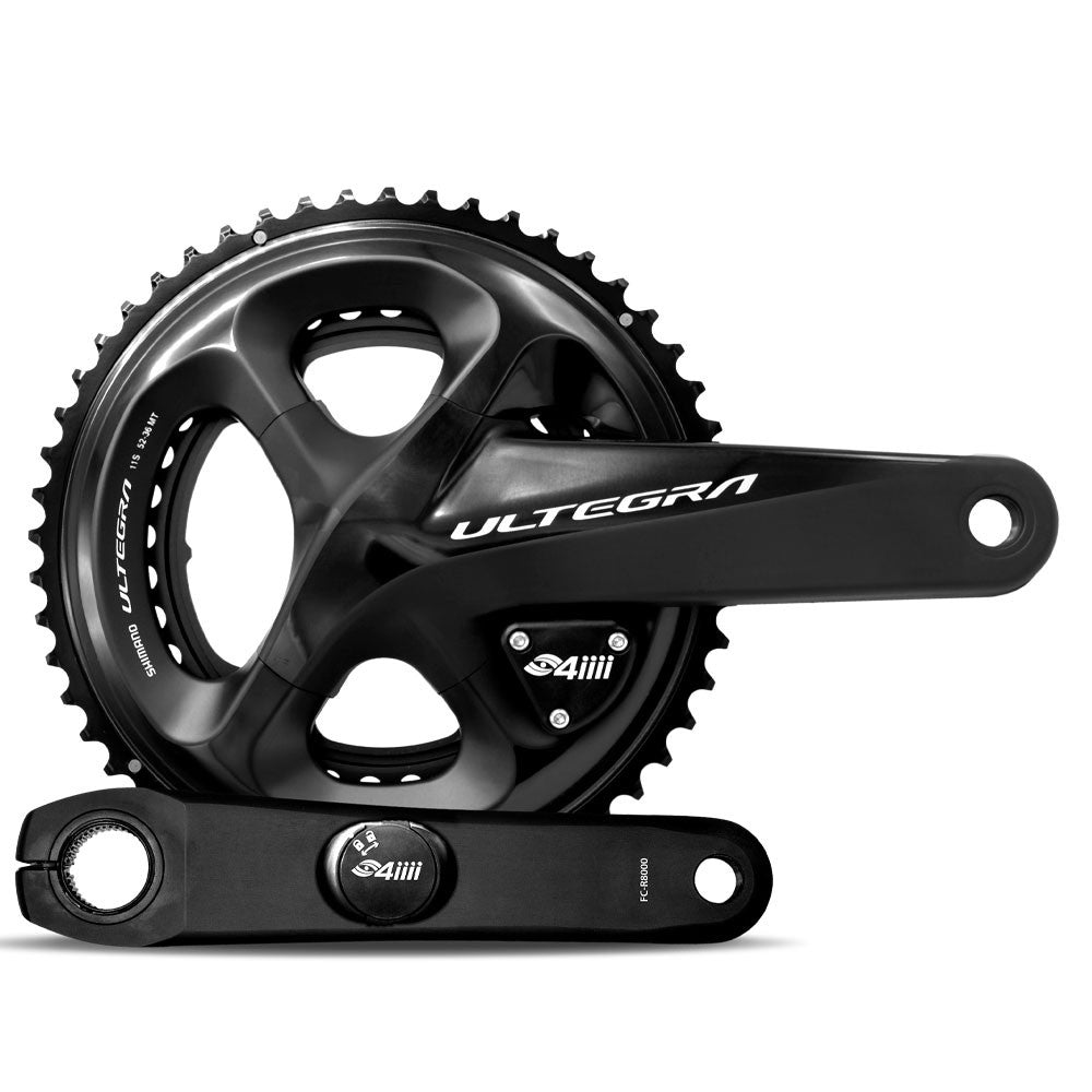 パーツ 4iiii PRECISION ULTEGRA R8000 165mm 4iiii Precision 3+ Non-Drive Side Power Meter Ultegra R8100