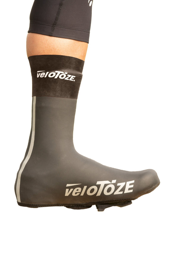 (NEW) veloToze Neoprene Shoe Cover (Waterproof Cuff Included) - Cigala Cycling Retail