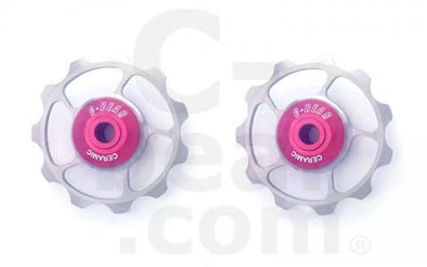 C-Bear Titanium Pulley Ceramic Jockey wheels (pull-tit) - Cigala Cycling Retail