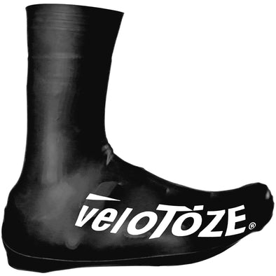 (NEW) veloToze Tall Shoe Cover 2.0 Black - Cigala Cycling Retail