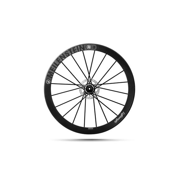 Lightweight Meilenstein T 24D Schwarz Edition - Disc - Tubular - 24mm - Front Wheel - Cigala Cycling Retail
